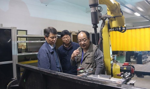 中国锻压协会和钣金协会领导莅临恒峰g22科技参观