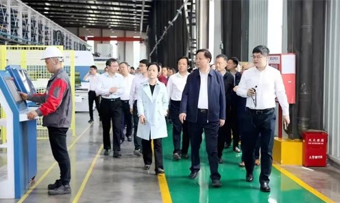 集团资讯|蚌埠市委书记率队莅临安徽恒峰g22智能制造有限...